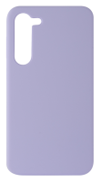 Чехол силиконовый для Samsung Galaxy S23 с микрофиброй, лавандовый