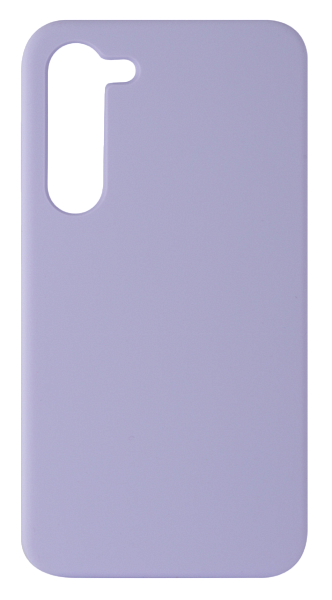 Чехол силиконовый для Samsung Galaxy S23 с микрофиброй, лавандовый