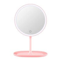 Зеркало для макияжа Xiaomi Jordan Judy LED NV543 Pink