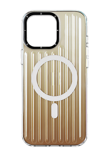 Чехол для iPhone 16 Pro Max, Dux Ducis серия Zest Series Case с MagSafe, Gradient Desert Gold