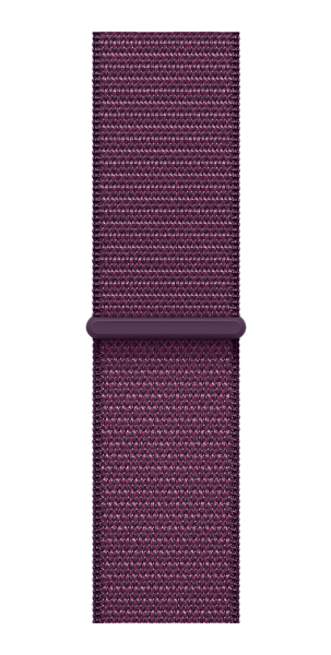 Apple Watch Series 10 GPS 42mm Aluminium Case with Rose Gold/Plum Sport Loop (MWWK3)