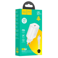 Сетевое зарядное устройство Hoco N22 Jetta PD25W White