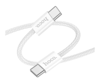 Кабель HOCO X104 Source 60W charging data cable Type-C to Type-C 1m White