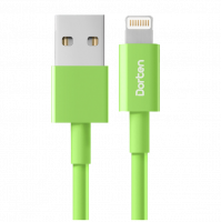 Кабель Lightning Dorten Classic Series 1m Green