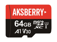 Карта памяти Aksberry MiroSDXC 64gb Class 10 A1/ V30/UHS-I Карта памяти Aksberry MiroSDXC 64gb Class 10 A1/ V30/UHS-I