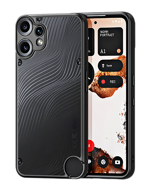 Чехол для Nothing CMF Phone 2 Pro, Dux Ducis Aimo Series Case с мягкими рамками, черный