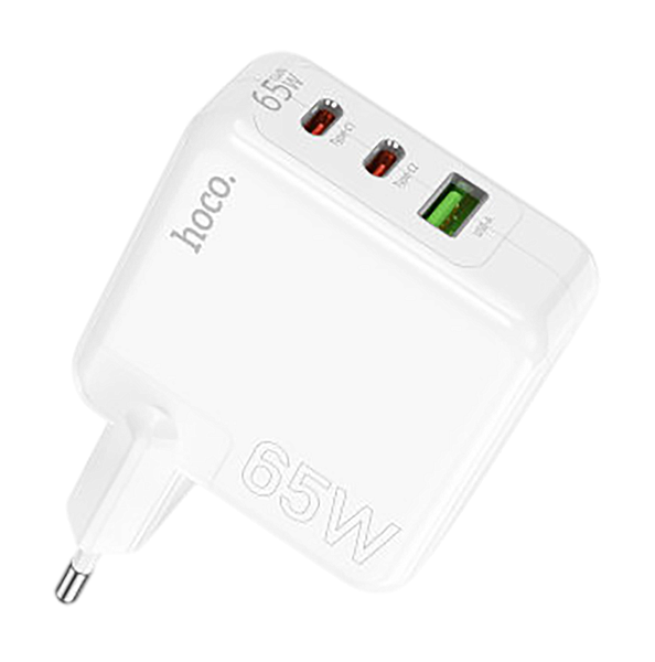 Сетевое зарядное устройство Hoco C115A PD65W White