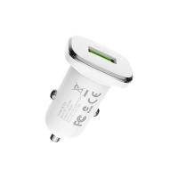 АЗУ Borofone BZ12A Lasting Power, 1USB, QC 3.0 White