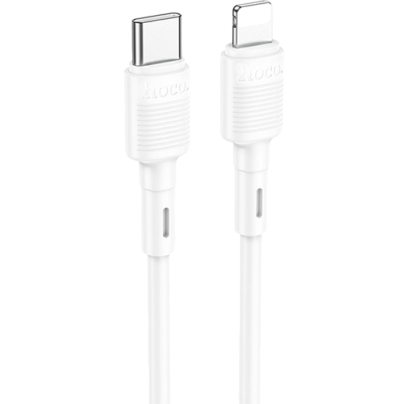 Кабель USB-C to Lightning HOCO X83 PD 20W, 1m белый