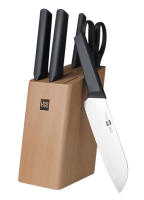 Набор ножей Xiaomi Huo Hou Fire Kitchen Steel Knife Set с подставкой (HU0057) Набор ножей Xiaomi Huo Hou Fire Kitchen Steel Knife Set с подставкой (HU0057)