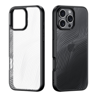 Чехол с мягкими рамками для iPhone 16 Pro Max от Dux Ducis серия Aimo Series Case, черный