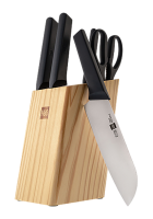 Набор ножей Xiaomi Huo Hou Fire Kitchen Steel Knife Set с подставкой (HU0058)