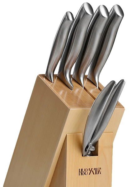 Набор кухонных ножей Xiaomi Huo Hou Six Piece Steel Knife (HU0014)