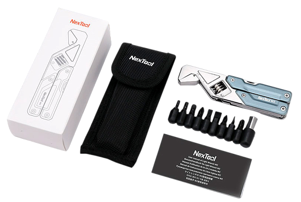 Мультитул NexTool Light Wrench W2 (NE20293) серебро
