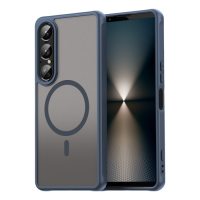 Чехол для Sony Xperia 1 VII Caseport, MagSafe, тонированная прозрачная крышка, синий