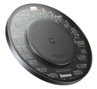 Беспроводное зарядное устройство Baseus Simple 2 Wireless Charger 15W, черный (CCJJ050001)