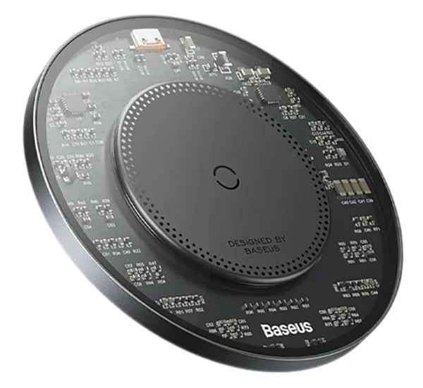 Беспроводное зарядное устройство Baseus Simple 2 Wireless Charger 15W, черный (CCJJ050001)