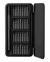 Отвертка с набором бит HOTO Precision Screwdriver Set 28-in-1 (QWLSD009), тёмно-серый