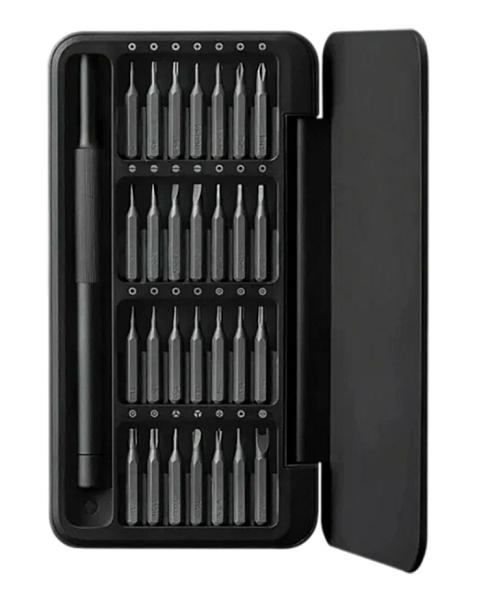 Отвертка с набором бит HOTO Precision Screwdriver Set 28-in-1 (QWLSD009), тёмно-серый