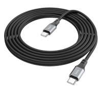 Кабель HOCO X92 Honest Type-C to Type-C 3А, PD60W, 3м, силикон Black