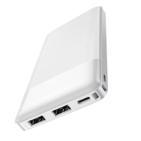 Внешний аккумулятор Hoco J72 Easy Travel 10000mAh белый Внешний аккумулятор Hoco J72 Easy Travel 10000mAh белый