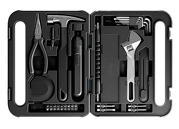 Набор инструментов Xiaomi Mijia Toolbox (MJGJX001QW) черный