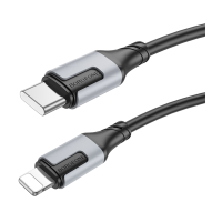 Кабель Borofone BX101 Creator Type-C to Lightning, PD 27W, 1 м черный