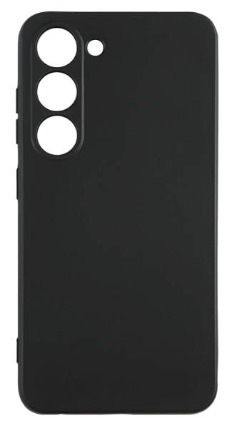 Накладка силикон iBox Case для Samsung Galaxy S23, с защитой камеры и подложкой, черный