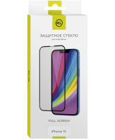 Стекло защитное для Apple iPhone 15 Red Line Full Screen Tempered Glass Full Glue Black 