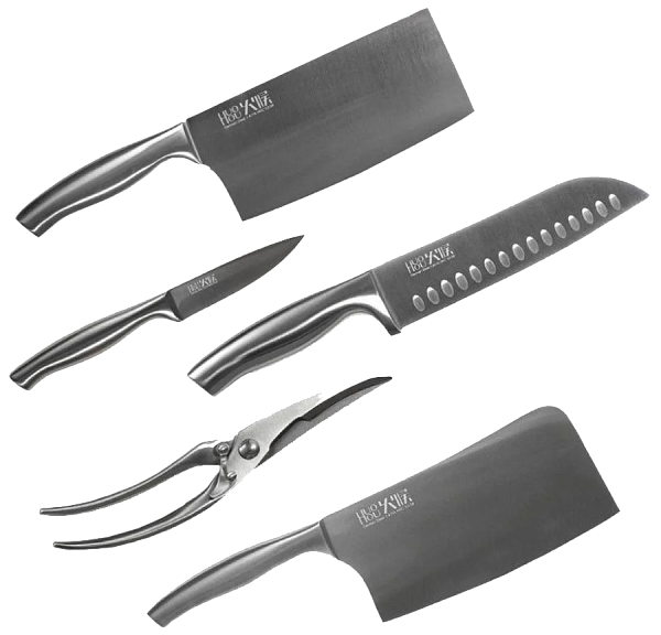 Набор кухонных ножей Xiaomi Huo Hou Six Piece Steel Knife (HU0014)