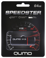 USB-накопитель Qumo Speedster USB 3.0 64GB Black