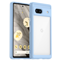 Чехол для Google Pixel 7a Caseport противоударный с синими рамками