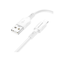 Кабель Borofone BX80 USB to Lightning, 1м, 2.4A белый Кабель Borofone BX80 USB to Lightning, 1м, 2.4A белый