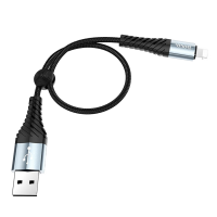 Кабель Hoco X38 Cool USB - Lightning 1m Black
