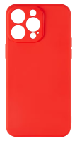 Накладка силикон iBox Case для iPhone 15 Pro Max, с защитой камеры и подложкой, красный