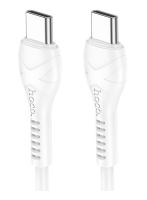 Кабель Hoco X37 Cool Power 60W TypeC - TypeC 1m White