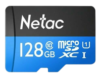 Карта памяти 128 Гб MicroSD Netac P500 Standard U1/Class 10 (90 Mb/s) + SD адаптер Карта памяти 128 Гб MicroSD Netac P500 Standard U1/Class 10 (90 Mb/s) + SD адаптер