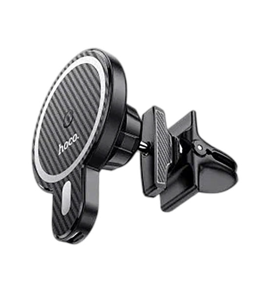 Автодержатель с беспроводной зарядкой Hoco CA85 Ultra-Fast Black